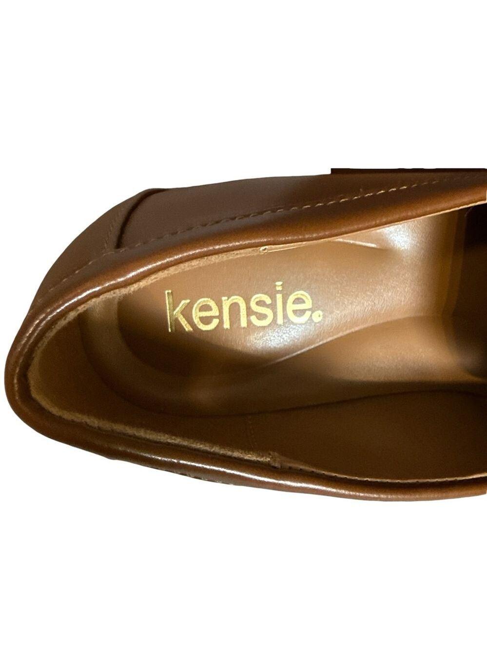 Kensie Gitty Penny Loafers Cognac Brown 6.5M - Picture 3 of 9